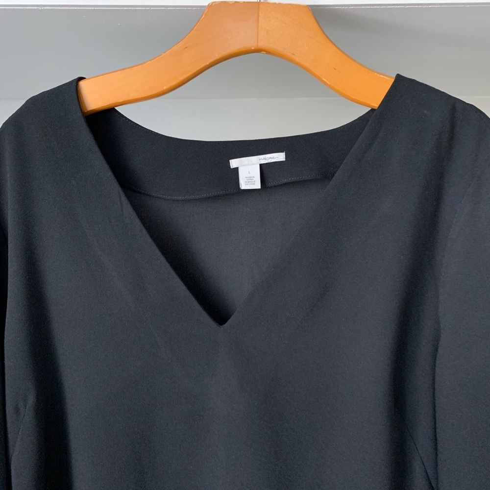 Black Bell Sleeve Top - Picture 4 of 4